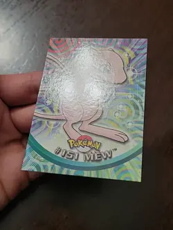 MP! 2000 Pokemon MEW #151 Topps Blue Logo TV Animation Series 3 - Image 2