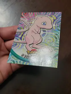 MP! 2000 Pokemon MEW #151 Topps Blue Logo TV Animation Series 3 - Image 3