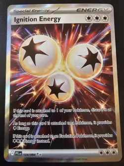 Pokemon Phantasmal Flames Ignition Energy 124/094 Full Art Rare NM PACK FRESH - Image 1