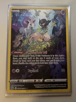 Pokemon Mew GG10/GG70 Crown Zenith Galarian Gallery Ultra Rare Holo 60 HP - Image 2