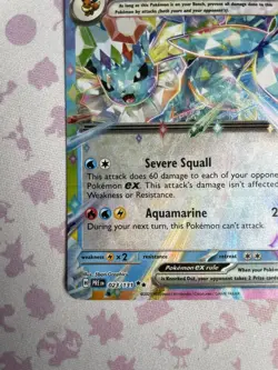 2025 Pokemon SV Prismatic Evolutions PRE EN Vaporeon ex #023/131 - Image 3