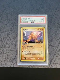 Pokemon: Dugtrio #22/112 Fire Red & Leaf Green 2004 Rare Non-holo - PSA 9 - D91 - Image 1