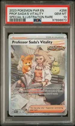 PSA 10 - Professor Sada's Vitality 256/182 - Paradox Rift - Pokemon TCG ✅ - Image 1