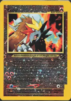 Pokemon TCG - Entei 34 Promo Wizards Black Star Promos - 722 - Image 1