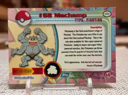 1999 Topps Pokemon #68 Machamp (TV Animation Series 1) Blue Logo LP - Image 2