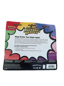 Pokemon TCG Mega Evolution—Ascended Heroes Booster Sticker Collection – 3 Pack - Image 2