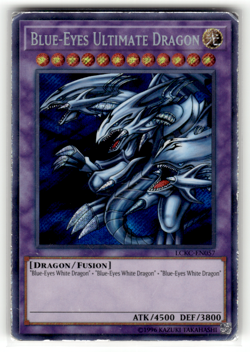 Blue-Eyes Ultimate Dragon LCKC-EN057 Unlimited Secret Rare Legendary Collection - Image 1