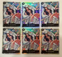 One Piece OP14-084 Ms. All Sunday SR 6 Cards Lot English - Image 1