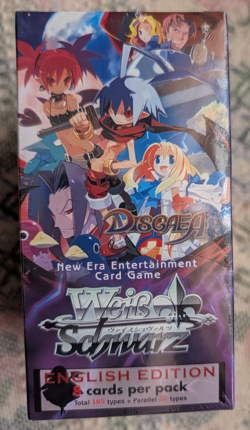 Weiss Schwarz Disgaea Booster Box English 2016 [Unsearched] - Image 1