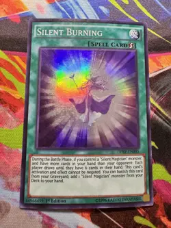 Yugioh Silent Burning DPRP-EN005 1st Super Rare LP / NM Spell Card - Image 2