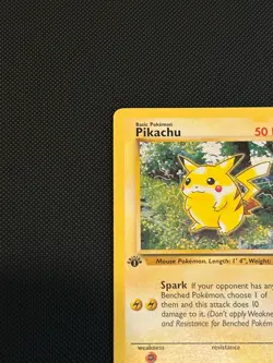 Pikachu 60/64 1st Edition Jungle 1999 English Pokemon Card LP Excellent - Image 2