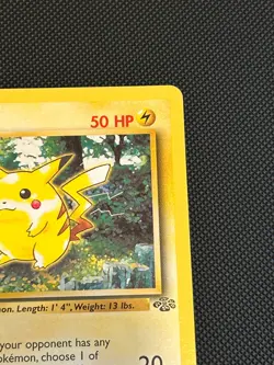 Pikachu 60/64 1st Edition Jungle 1999 English Pokemon Card LP Excellent - Image 3