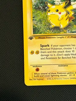 Pikachu 60/64 1st Edition Jungle 1999 English Pokemon Card LP Excellent - Image 5