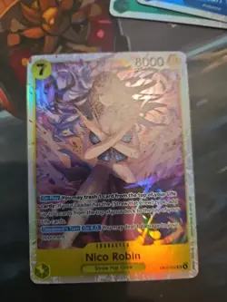 Nico Robin EB03-055 SR Foil English One Piece TCG Card Near Mint - Image 1