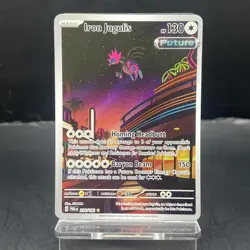 Pokemon Card Iron Jugulis 216/182 Paradox Rift Illustration Rare Near Mint - Image 1