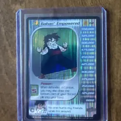 Gohan Empowered #152 Unlimited Rare Foil Dragon Ball Z Card Game Score Holo NM - Image 1