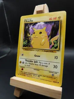 Pokemon Common Card : Pikachu 58/102 (Base Set) - Image 3