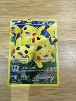Pikachu (RC29/RC32) XY Generations Full Art Radiant Collection Pokemon Card! - Image 1