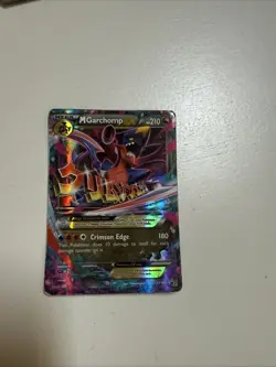 Pokemon TCG XY Black Star Promo Mega M Garchomp EX Card - Image 1