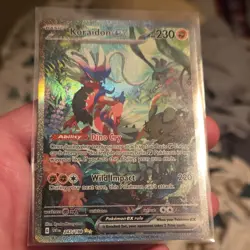 Pokemon Koraidon EX Full Art Holo Special Illustration Rare 230 HP Card - Image 1