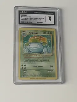 Charizard Blastoise Venusaur Pokemon Trading Card Game Classic Collection CGC 9 - Image 3
