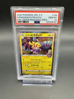 Kanazawa's Pikachu 144/s-p Japanese S-P 2020 Promo Pokemon Card PSA 10 Gem Mint - Image 1