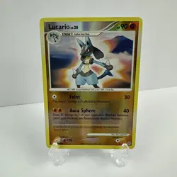 Pokemon TCG Lucario Diamond And Pearl #6/130 Reverse Holo Rare Card - MP - Image 1