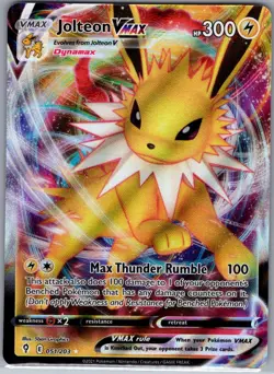 Jolteon VMAX 051/203 SWSH07: Evolving Skies - Pokemon Card - NM - Image 1