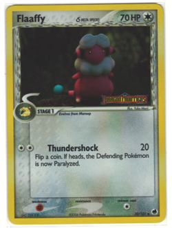 Pokemon Card - Flaaffy Dragon Frontiers Stamped 30/101 Uncommon Reverse Holo LP+ - Image 1