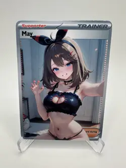 May - Waifu - Goddess - DIY - Full Art - Glossy - Trainer Card - Image 1