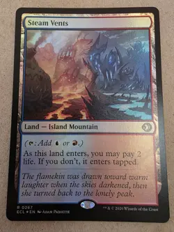 Steam Vents - Foil - Lorwyn Eclipsed - Mtg - Image 1