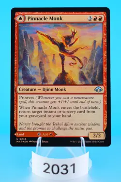 MTG Pinnacle Monk Modern Horizons 3 Foil #246 - Image 1
