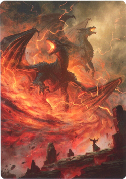 Rite of the Dragoncaller (Art Series) 38/54 - Foundations - MtG - Image 1