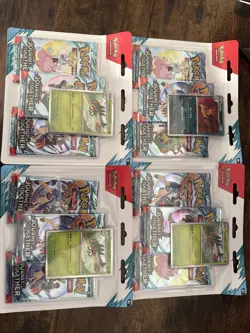 Sealed Pokemon TCG Journey Together 3 Pack Blisters x4 (12 Packs) - Image 1
