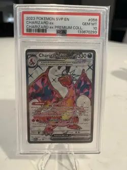 2023 POKEMON SVP EN-SV BLACK STAR PROMO #056 CHARIZARD EX PSA 10 - Image 1