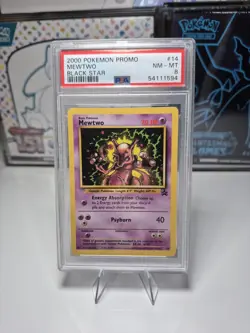 Mewtwo – Black Star Promo #14 – 2000 Pokemon – PSA 8 Near Mint - Image 1