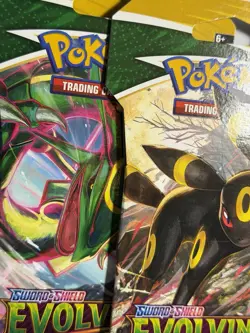 Pokemon Sword & Shield Evolving Skies Booster Sleeved Packs Art Set (6 Pack) - Image 4