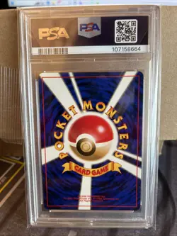 1998 Pokemon Japanese Gym Rockets Moltres Holo PSA 8 - Image 2