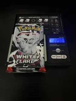 Very Heavy! 22.90g Pokemon TCG SV10.5 White Flare Booster Pack Sealed! - Image 1