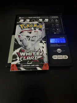 Very Heavy! 22.84g Pokemon TCG SV10.5 White Flare Booster Pack Sealed! - Image 1