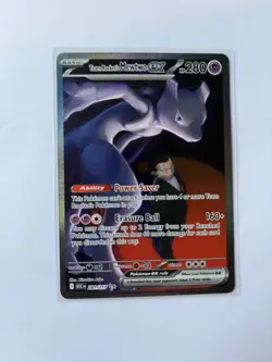 Team Rocket’s Mewtwo Ex 281/217 SIR Ascended Heroes Pokemon NM - Image 1
