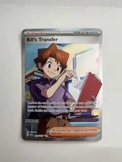 Bill’s Transfer 194/165 Full Art Scarlet & Violet 151 Ultra Rare Pokemon - NM - Image 1