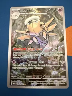 Shedinja Pokemon TCG Mega Evolution 144/132 Illustration Rare Full Art NM/M - Image 1