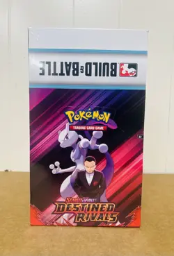 Pokemon Scarlet & Violet Destined Rivals BUILD AND BATTLE DISPLAY BOX 10 ct - Image 1