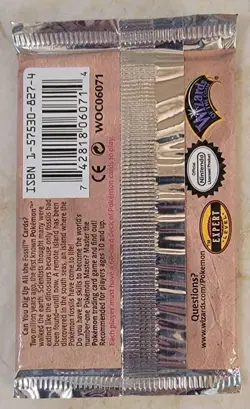 Pokemon Booster Pack FOSSIL Factory Sealed - Image 2
