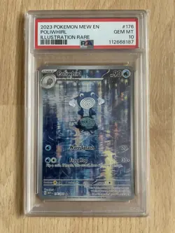 #176 Poliwhirl PSA 10 English SV 151 MEW Scarlet & Violet Pokemon 176/165 Gem MT - Image 1