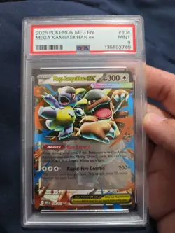 POKEMON Mega Evolution MEGA KANGASKHAN EX #104 PSA 9 - Image 1