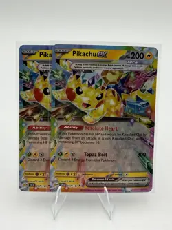 Pikachu ex 057/191 Double Rare Holo Pokemon Surging Sparks NM - Image 3