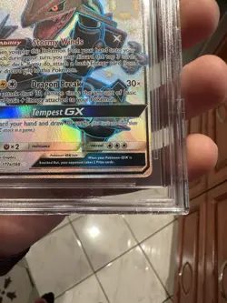 Pokemon Hidden Fates Ultra Premium Rayquaza GX 177A/168 Full Art Holo BGS 9.5 - Image 5