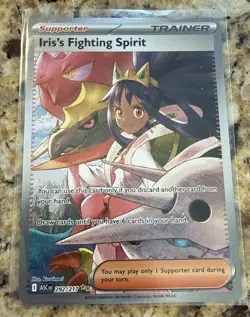 Iris's Fighting Spirit 292/217 SIR Ascended Heroes Pokemon - Image 3